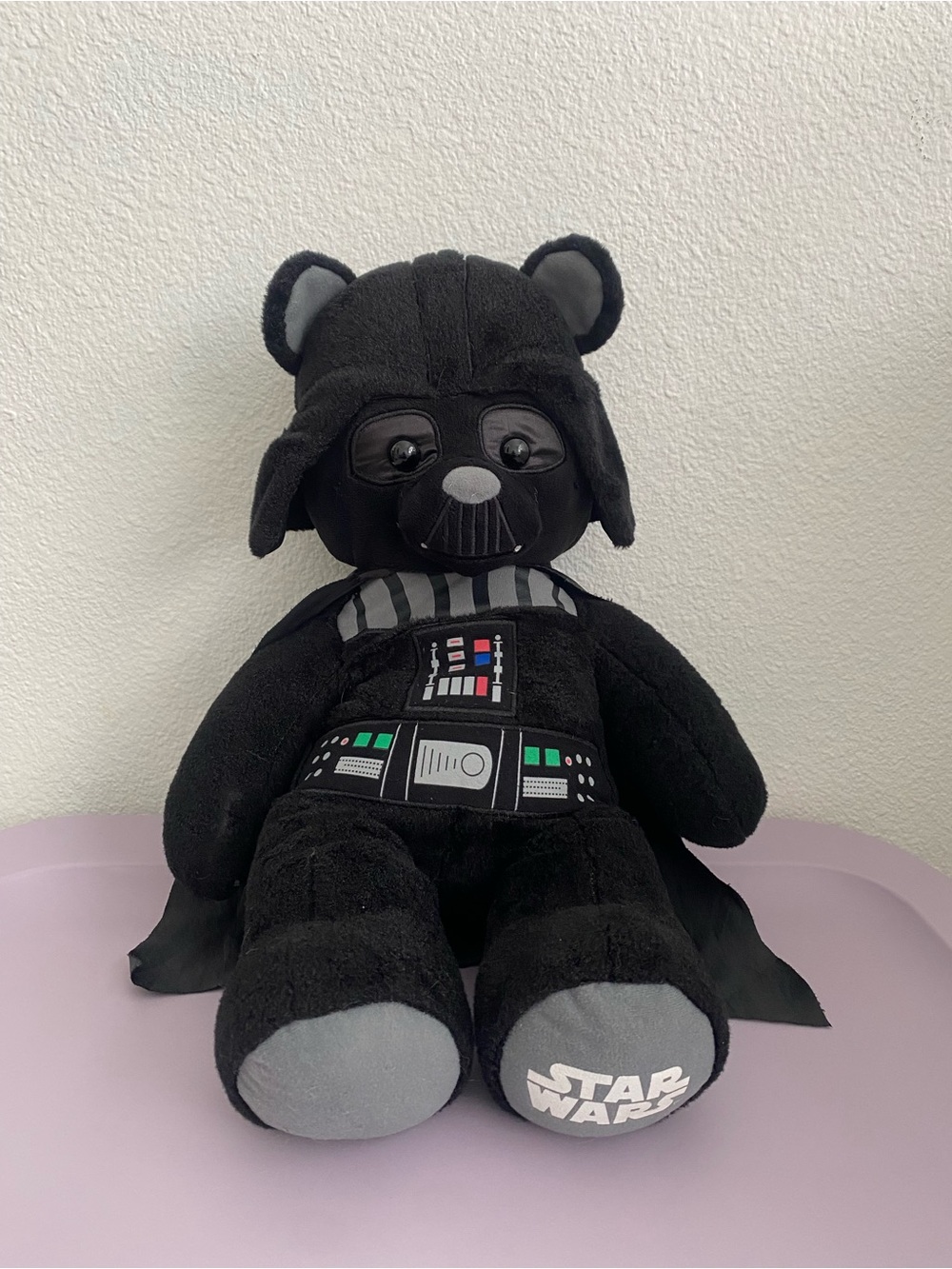 Build-A-Bear Star Wars Darth Vader Black Plush with Gray Accents